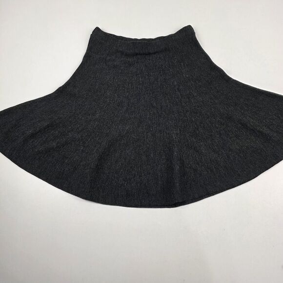 Retro Maeve Anthropologie Women's Medium Gray Wool-Blend Sweater Trumpet Skirt - Picture 1 of 7
